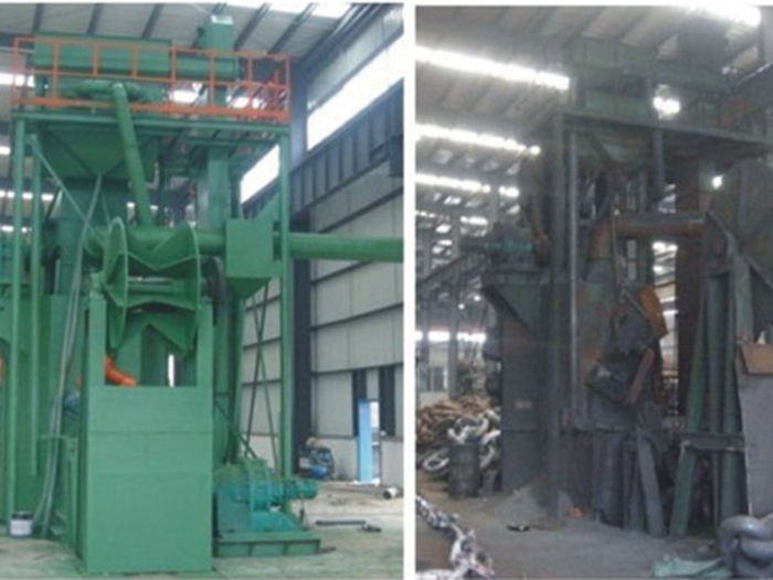 船舶锚链抛丸机