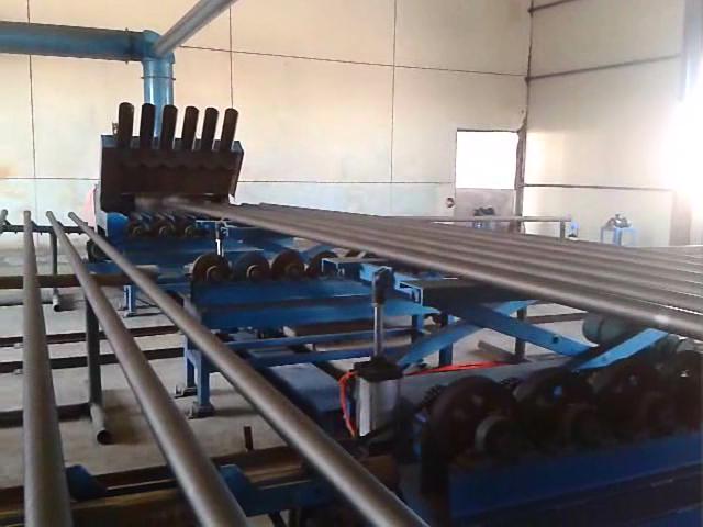 钢管内壁喷丸机